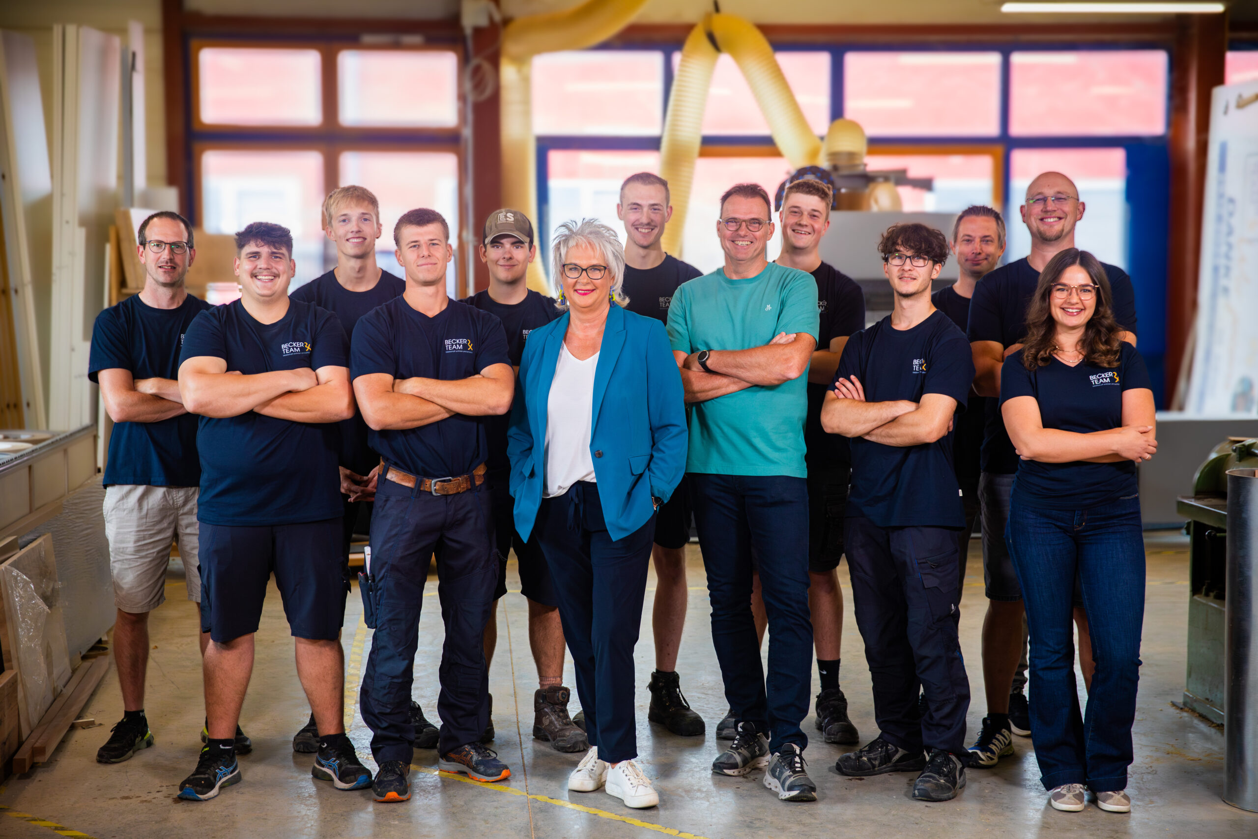 2025-08-22 Schreinerei Becker Teamfotos #01 Schreinerei Becker&Team Teamfoto